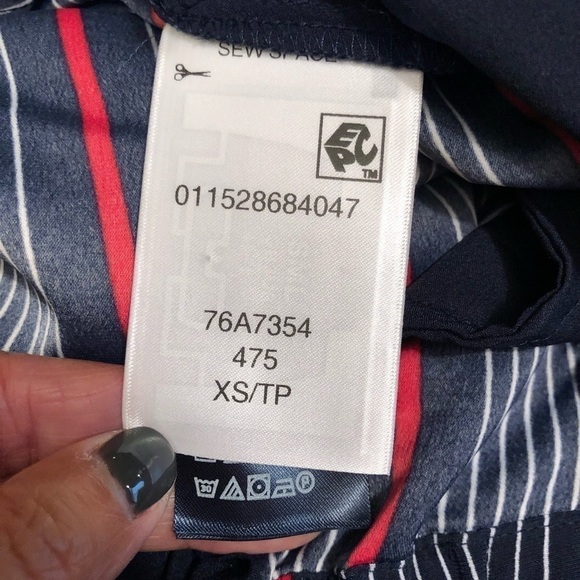 🆕Tommy Hilfiger Striped Jumpsuit Size XS - Picture 8 of 11